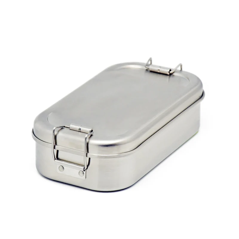 Edelstahl Lunchbox Silver