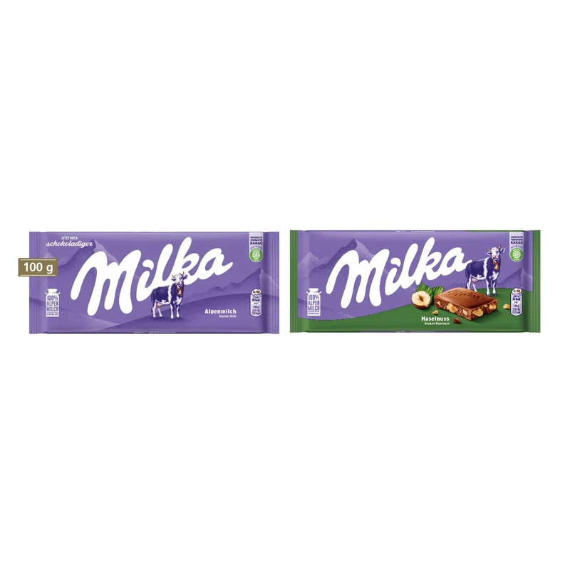 Schokolade von Milka, 90 g