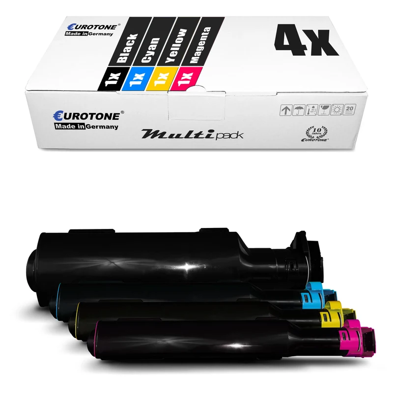 4x toner alternatif pour Xerox 006R01264 006R01263 006R01265 006R01262: noir + cyan + magenta + jaune
