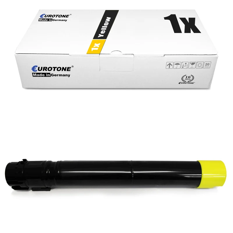 1x alternatieve toner voor Xerox 6R01458 geel