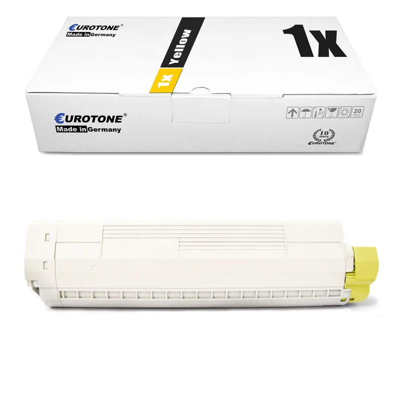 1x альтернативный тонер для OKI 44059105 желтый