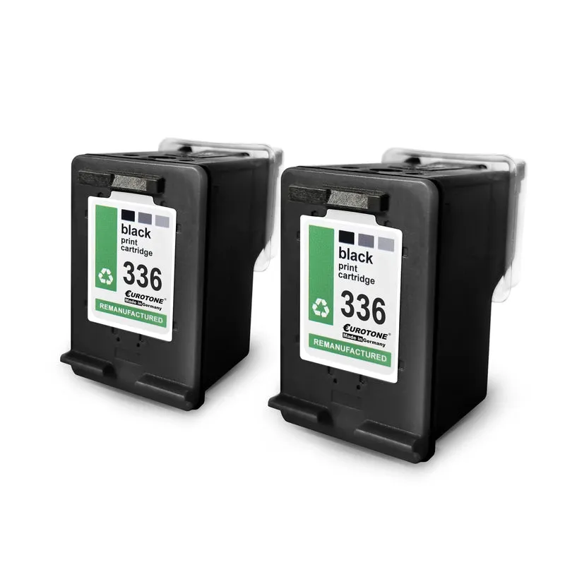 2 альтернативных картриджа для HP 336 C9362EE, черный