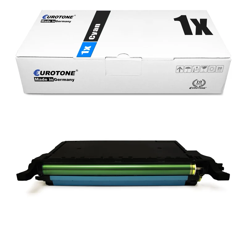 1x toner alternativo per Samsung CLP-C660B ciano