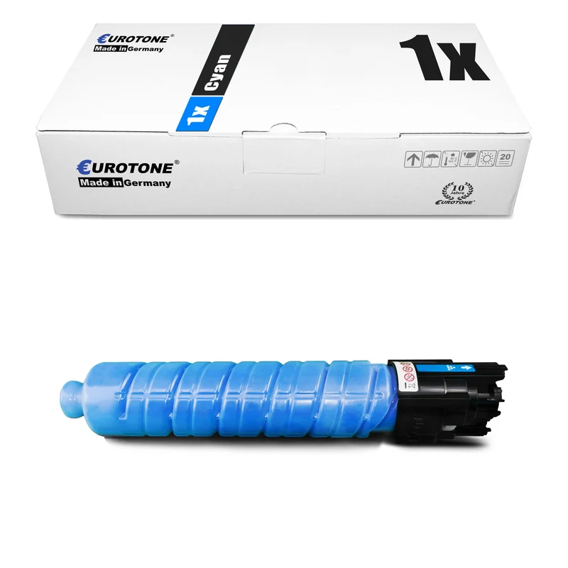 1x toner alternativo per Ricoh 821077 TYPESPC430E ciano