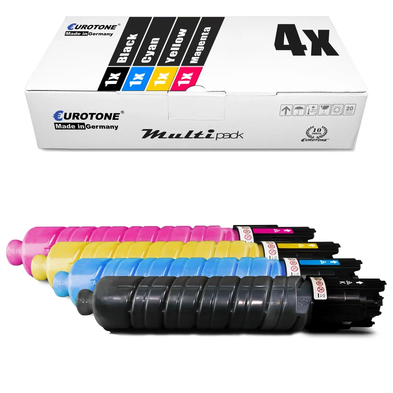4 альтернативных тонера для Ricoh TYPESPC430E: 821074 черный + 821077 голубой + 821076 пурпурный + 821075 желтый