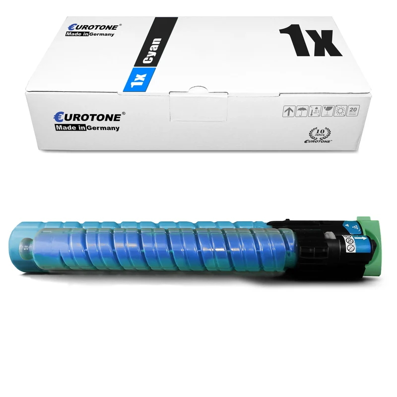 1x alternatieve toner voor Ricoh DT3000C 888643 cyaan