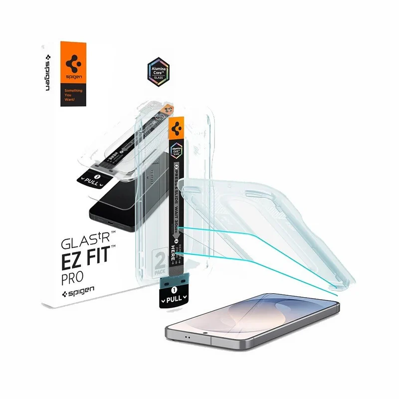 SPIGEN EZ Fit Pro 2PCS Glass Screen Protector for Galaxy S26 FE (Clear)
