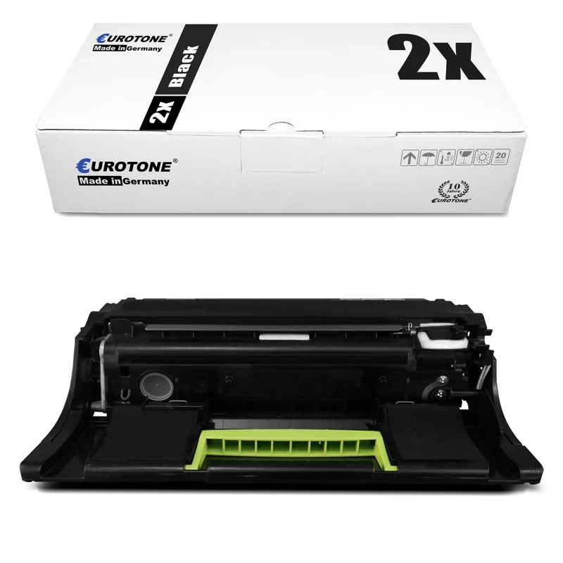 2x alternative imaging drums for Lexmark 50F0Z00 black