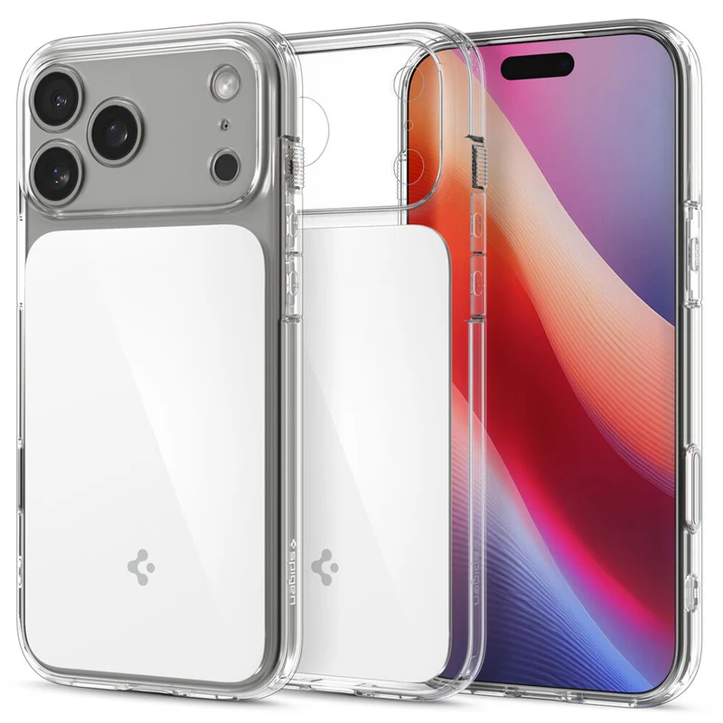 SPIGEN Ultra Hybrid T MagSafe Case for iPhone 18 Pro Max/17 Pro Max (Glossy White)