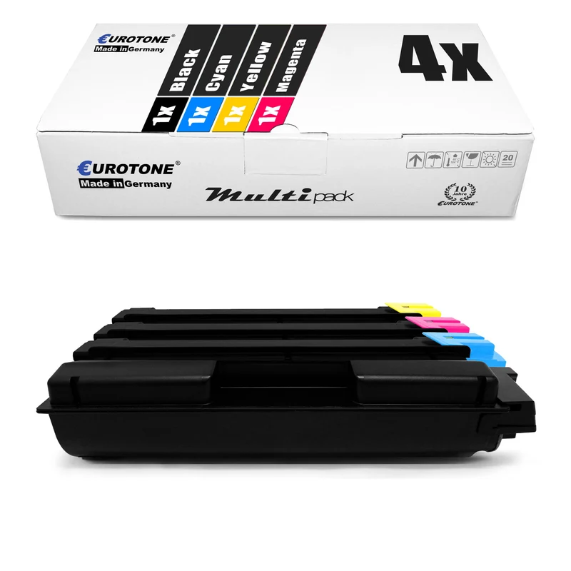 4 toner alternativi per Kyocera TK-5135: TK-5135K nero + TK-5135C ciano + TK-5135M magenta + TK-5135Y giallo
