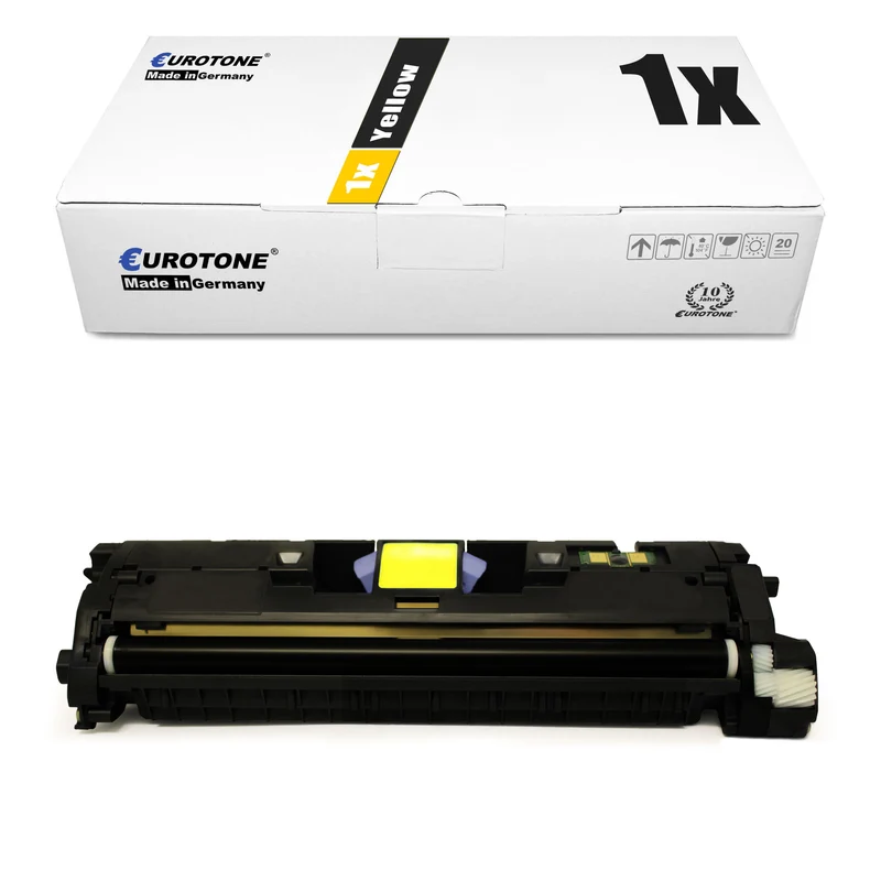 1x toner alternativo per HP Q3962A 122A giallo