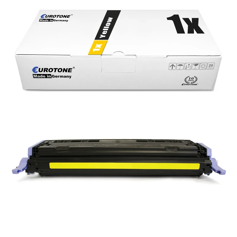 1x alternatieve toner voor HP Q6002A 124A geel