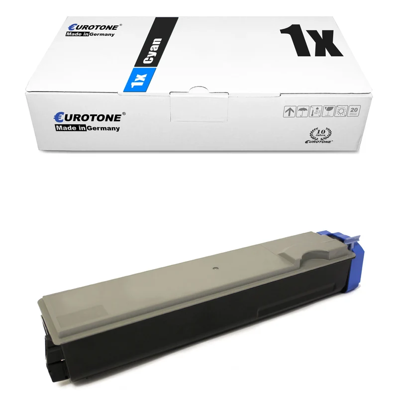 1x toner alternatif pour Kyocera 1T02HJCEU0 TK-520C cyan