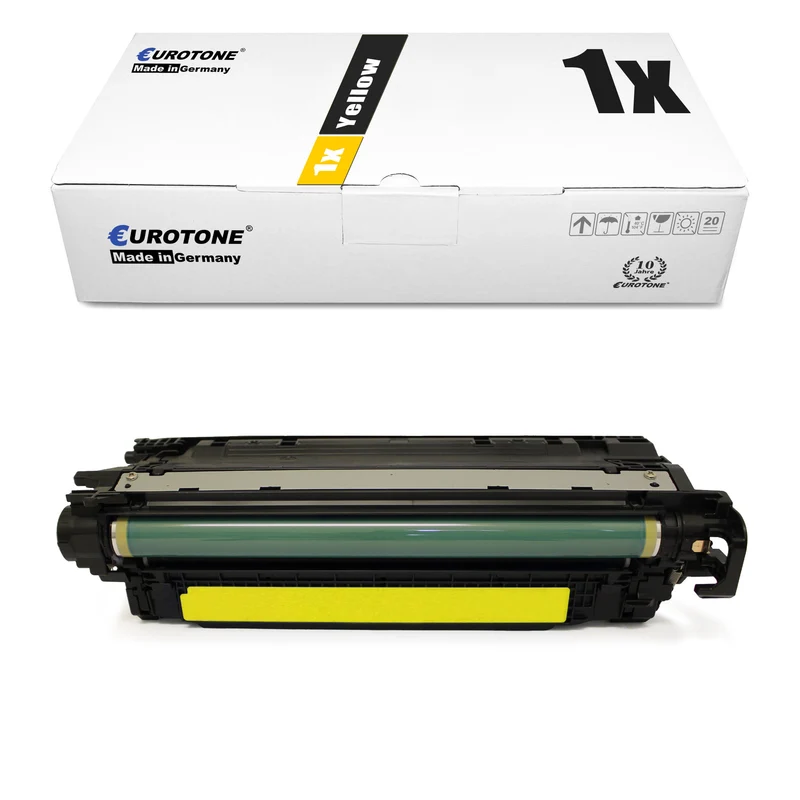 1x alternatieve toner voor HP CE742A 307A geel