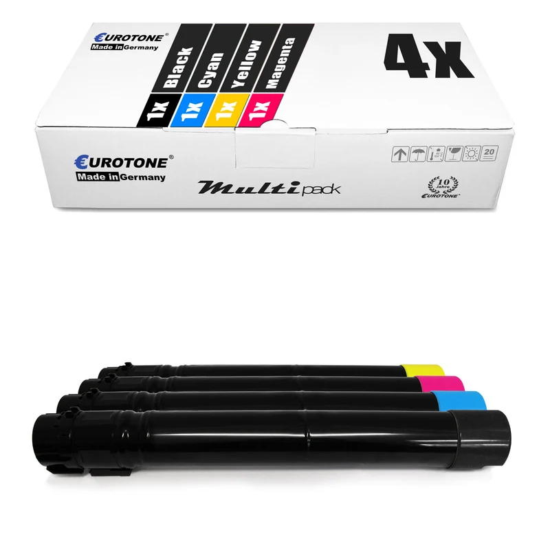 4x toners alternatifs pour Dell 593-10882 593-10884 593-10885 593-10883: 2CH2D noir + 4C8RP cyan + 31PHT magenta + 61NNH jaune