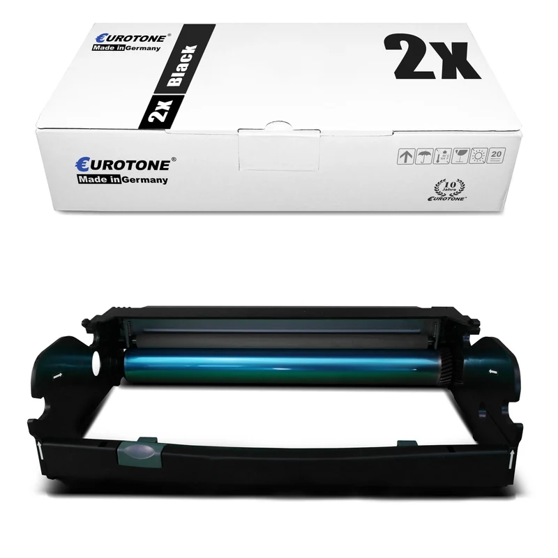 2x tambours d'image alternatifs pour Dell 593-10338 DM631 noir