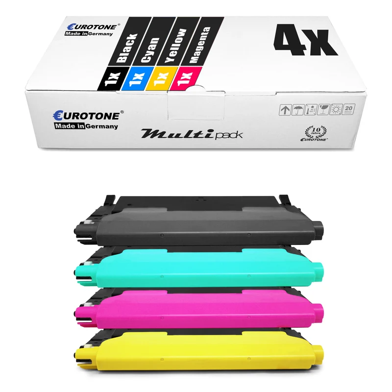 4x alternative toners for Dell 593-10493 593-10495 593-10494 593-10496: N012K black + C815K cyan + D593K magenta + F479K yellow