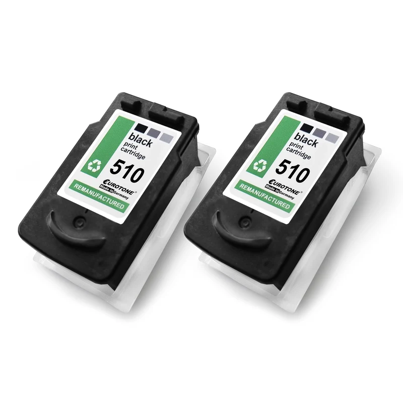 2x альтернативных картриджа XXL для Canon PG510 2970B001 черный