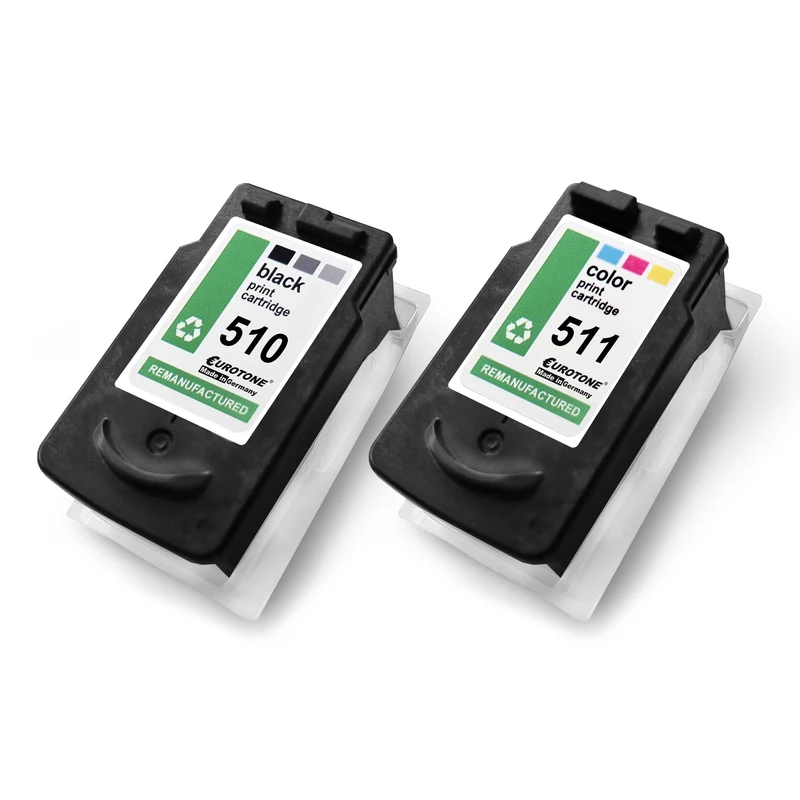 2x cartucce d'inchiostro alternative XXL per Canon PG510 CL511 2970B010: 2972B001 Colore + 2970B001 Nero