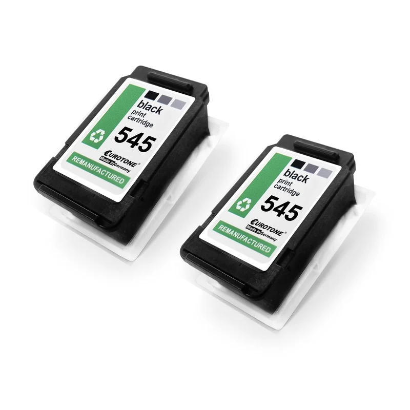 2x alternatieve inktpatronen voor Canon PG545XL 8286B001 zwart