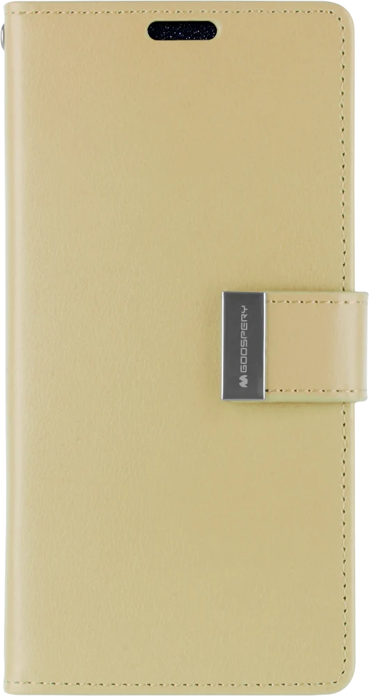 Goospery Rich Diary Case for iPhone 13 Pro - Gold